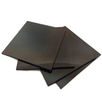 Panneau de panneau en acrylique PMMA, en perspex, noir mat/mat, brillant, réfléchissant, personnalisé, noir, opaque ou givré