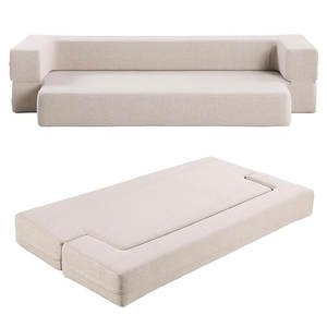 Sofá cama plegable de suelo gris personalizado OEM TenderPlayful, sofá cama convertible - Product Image 2