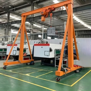 Grue <span class=keywords><strong>portique</strong></span> électrique portable haut de gamme avec moteur et boîte de vitesses, capacité de levage de 1,5 à 6 tonnes pour l'entreposage en entrepôt - Product Image 4