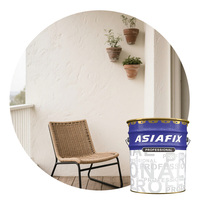 Peinture murale intérieure blanche à base d'acrylique, antifongique, pour la décoration de la maison, application par pulvérisation, peinture lavable