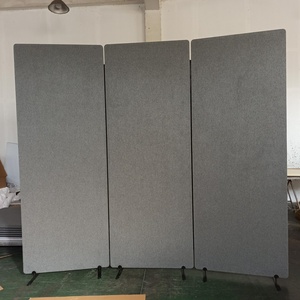 Panneaux acoustiques OEM Cloison de séparation Panneau acoustique léger en polyester Cloison acoustique rétractable pour le <span class=keywords><strong>bureau</strong></span> - Product Image 3