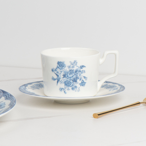 Vajilla de hueso de china, placa de cargador con borde dorado real esmaltado, juegos de cena para fiesta <span class=keywords><strong>y</strong></span> boda de shanxi, gran oferta - Product Image 3