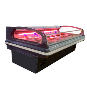 Équipement de boucherie de viande fraîche à lumière LED à vendre Refroidisseur d'affichage de poissons d'océan - Product Image 4