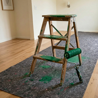 Tapis de peinture antidérapant multi-usages, rouleau de protection de surface résistant à l'eau pour la construction intérieure