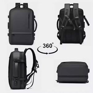 Expandable Anti-Theft Business <b>Backpack</b> <b>Waterproof</b> Casual Sports Bag Large Capacity Laptop <b>Backpack</b> with USB Charging - Product Image 4