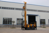 Foreuse hydraulique haute performance BASHIFU 800m avec boîte de vitesses, alimentée au diesel, mobile, pour le forage de puits d'eau