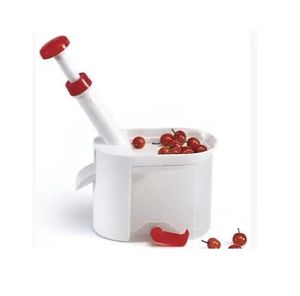 Máquina removedora de semillas de deshuesador de cerezas, descorazonador de cerezas con contenedor, utensilios de cocina, herramienta, venta al por mayor, dispositivo removedor de semillas de frutas - Product Image 1