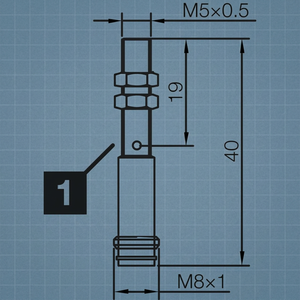 เซ็นเซอร์วัดระยะแบบเหนี่ยวนำรุ่น INSM-M05-B01PO-T3 สำหรับโซลูชันระบบอัตโนมัติที่แม่นยำ - Product Image 3