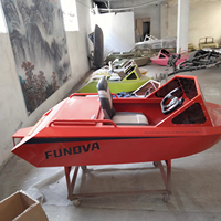 Petit bateau de surf électrique, petit bateau en alliage d'aluminium, jet kart, bateau 10KW