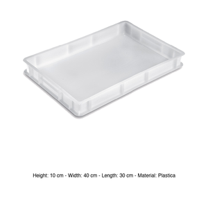 กล่องบริการแบบซ้อนได้ 30 × 40 × 10 ซม. ไม่มีฝาปิด กิกันพลาสต์ - Product Image 3
