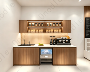 Barra de Bar Personalizada para Cafetería con Iluminación LED para Diseño Interior y Equipamiento Llave en Mano - Product Image 3