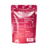 Tisane Naturelle d'Hibiscus en Sachets – Mélange de Roselle pour la Beauté Intérieure et le Soutien Digestif – 3g x 30 Sachets