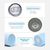 Fabricant de gobelets isothermes en acier inoxydable à double paroi, personnalisables avec logo, 20 oz, droits et fins, pour sublimation, OEM ODM
