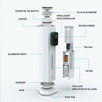 Diffuseur de parfum électrique commercial pour hôtel, nébuliseur automatique sans eau pour huiles essentielles, 500 ml, contrôlé par application