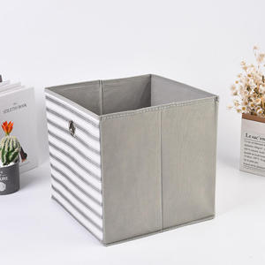 Dobrável Pano Retângulo Arquivo Organizador De Armazenamento Com Alça Vestuário Cubo De Tecido Caixa De Armazenamento Para Organizador De Casa - Product Image 2