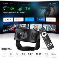 Projecteur de Cinéma Android Topleo à Ultra Courte Focale Hy300 Max, Mini Projecteur Intelligent Portable 4K