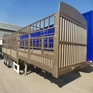 Semirremolque de Carga con Barandas de Acero de 3 Ejes, Capacidad de Carga de 40T-80T, Longitud de 13000mm, en Venta - Product Image 5