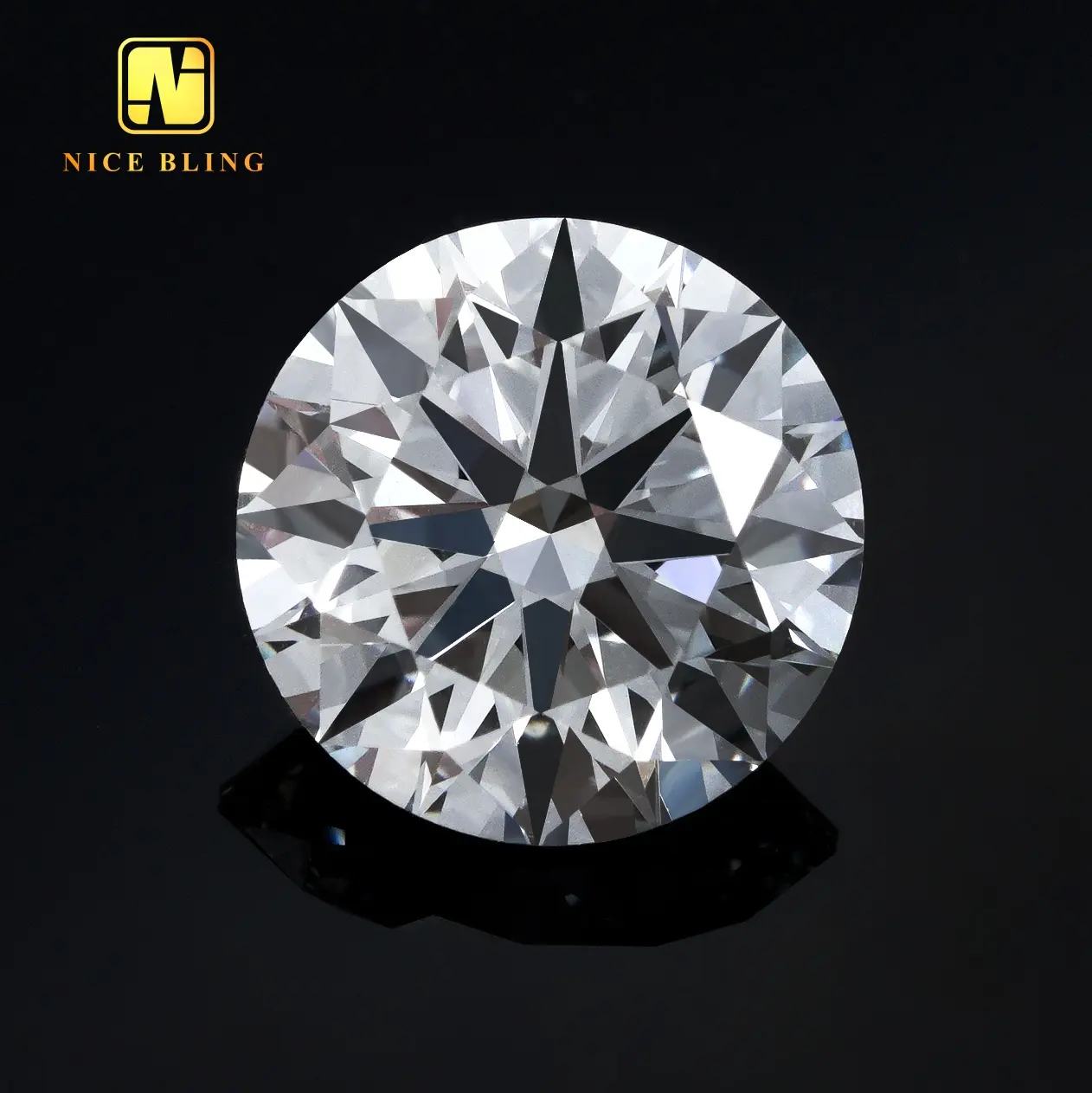 Prix de gros diamant de laboratoire IGI certificat rond brillant vvs 1 D couleur diamants taille idéale 1.52ct diamant en vrac