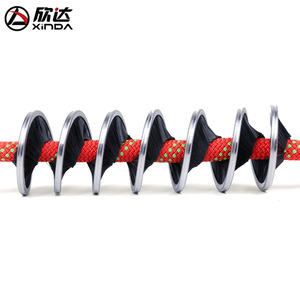 Brosse de nettoyage pour cordes Xinda, métal, fibres synthétiques, jaune, pour équipement d'escalade - Product Image 3