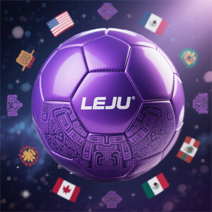 Nouveau design, taille personnalisée, ballon de football taille 5 pour adultes, thermocollé PU/TPU, cousu à la machine, durable, <span class=keywords><strong>LEJU</strong></span> 2025F-PB, usage professionnel - Product Image 3