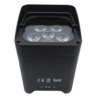 6x18W RGBWA+UV 6-en-1 LED Par Can 6pcs 18W pour Disco, Mariage, DMX512, Wifi, Sans Fil, sur Batterie, DJ, Fête, Effet Wash, Projecteurs LED Uplight