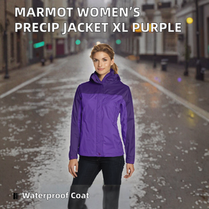 Veste bomber à capuche Marmot pour femme, streetwear, violet vibrant/violet foncé, taille XL - Product Image 2