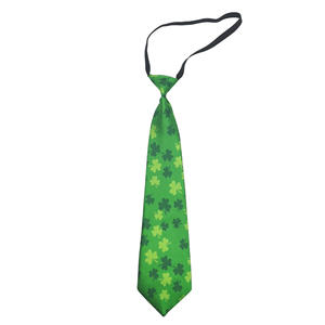Corbata <span class=keywords><strong>de</strong></span> Nailon con Diseño <span class=keywords><strong>de</strong></span> Trébol Verde para el Día <span class=keywords><strong>de</strong></span> <span class=keywords><strong>San</strong></span> <span class=keywords><strong>Patricio</strong></span>, Ideal para Festivales Irlandeses, Bodas y Fiestas - Product Image 3