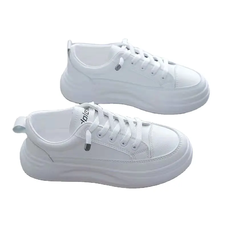 white color ladies flat shoes for women new styles fashion sport shoes