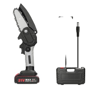 Portable Cordless Electric Chain Saw <b>Machine</b> Mini Handheld Electrical Wood Saw for Home Use for <b>Tree</b> <b>Cutting</b> - Product Image 1