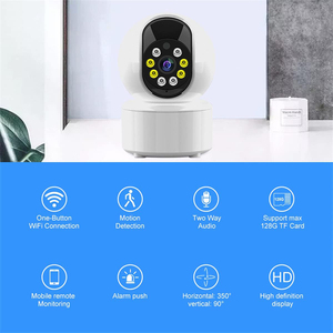 Mini Cámara PTZ con Doble Luz y Visión Nocturna, con Tarjeta de Memoria para Grabación, Seguimiento Humano Automático - Product Image 2