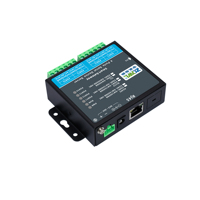Servidor de Dispositivos Seriales RS232 de 4 Canales, Gateway Modbus TCP a Ethernet para Adquisición de Datos PLC