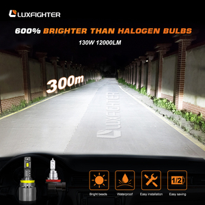 Super lumineux 130W 13000lm <span class=keywords><strong>P19</strong></span> h4 h7 h11 h13 9004 9005 9006 9007 9012 c6 f30 projecteur de voiture led ampoules de phare - Product Image 5