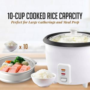 Cuisinière à riz commerciale grande capacité 10 litres avec certification CE GS, capacité de 60 tasses - Product Image 2