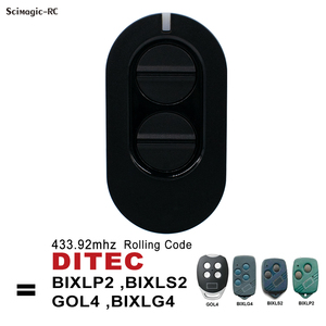 4 คีย์ DITEC Entrematic ZEN2 ZEN4 ZEN2W ZEN4W GOL4 BIXLG4 BIXLP2 BIXLS2 รีโมทคอนโทรลประตูโรงรถ 433MHz รหัสกลิ้งพวงกุญแจ - Product Image 4