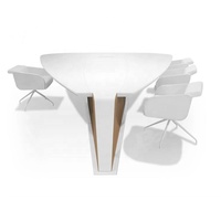 Table de conférence pierres artificielles, en forme de Triangle, nouvelle collection