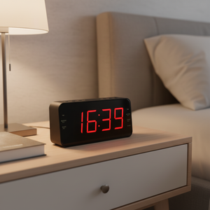 Radio Reloj Despertador AM/FM con Pantalla LED de Plástico, Alta Sensibilidad/Muestra Disponible - Product Image 4