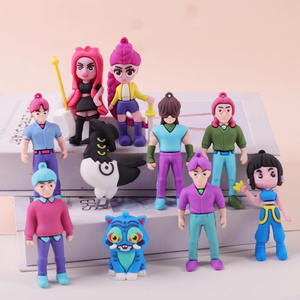 Nuevo grupo de caza de brujas transfronterizo K-Around llavero de goma de plástico colgante animación de dibujos animados pequeña Idea de regalo - Product Image 3