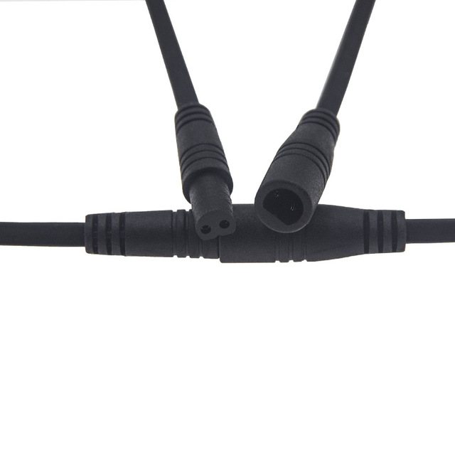 Electric Cable M6 Connector 2 Pin Circular Industria Wire Male Female Plug IP67 Waterproof Connector