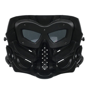 ヤケダ タクティカルヘルメット ハロウィン アウトドアトレーニング ゴーグル フルフェイス スカル タクティカルギア グラス タクティカルマスク ヘルメット用 - Product Image 5