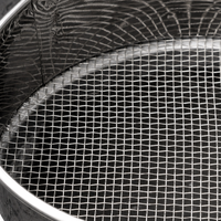 Tamis de laboratoire en acier inoxydable 304, diamètre 300 mm, pour ensemble de tamisage de sol, poudres chimiques et analyse de gradation en laboratoire