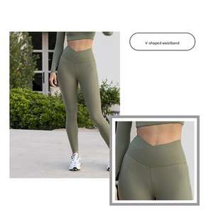 Leggings de Yoga Aoyema para Mujer, Cintura Alta, para Pilates, Secado Rápido, Levanta Glúteos, Talla Grande, Pantalones de Yoga para Hacer Ejercicio - Product Image 3