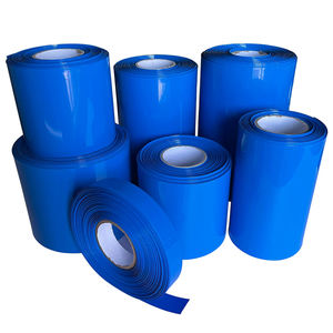 ปลอกหุ้มฉนวนแบตเตอรี่ 18650 สำหรับขายตรงจากผู้ผลิต สามารถผลิตฟิล์มหดสีน้ำเงินได้ภายในขนาด 105 มม. - Product Image 1