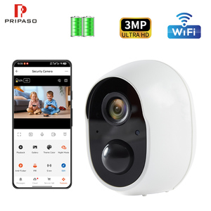 Caméra de sécurité sans fil WiFi 3MP à batterie avec détection PIR et audio bidirectionnel, application <span class=keywords><strong>Onecam</strong></span>, vente directe usine, OEM ODM, logo personnalisé - Product Image 4