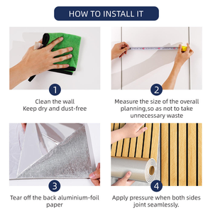 Decorazione per la Casa Carta <span class=keywords><strong>da</strong></span> Parati 3D in PVC Autoadesiva Colorata Impermeabile Adesivo a Griglia Murale per Decorazione Pareti - Product Image 4