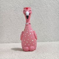 Nouveauté : Vase décoratif créatif en résine, adorable flamant rose, ornement pour la maison et le bureau
