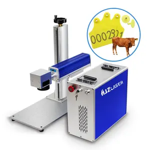 animal sheep cown cattle ear tag printing birds ring laser marking machine for sale