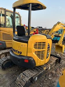 Mini-excavatrice Komatsu PC35MR de 3,5 tonnes, type chenilles, équipement de construction et d'aménagement paysager d'occasion, bon état, faible nombre d'heures, vente 2022 - Product Image 4