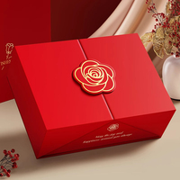 Boîte Cadeau Pliante de Luxe Imprimée sur Mesure avec Aimant, Emballage Boîte en Carton Portable, Matériaux Recyclés, Portable sur Mesure
