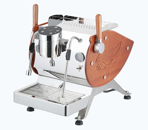 Máquina de Café Espresso Italiana Profesional, de Acero Inoxidable de Grado Alimenticio, Semiautomática, Comercial - Product Image 1