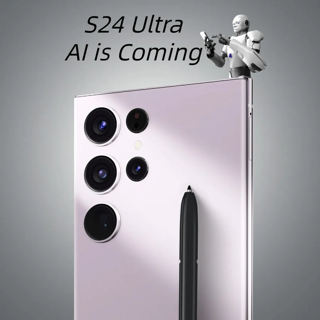 2024 Neue Mod S24 Ultra AI Handy Google Play Store Unterstützung ChatGPT Bumble For FRIENDS Android Telefon mit Stylus